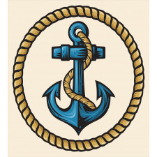 Sailor Emblem with Rope Duvet Cover Set