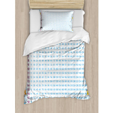 Math Counting Fun Duvet Cover Set