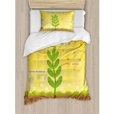 Cartoon Oxygen Sun Duvet Cover Set