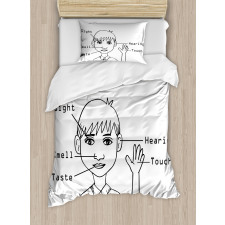 5 Senses on Boy Duvet Cover Set