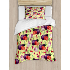 Organic Tasty Eating Duvet Cover Set