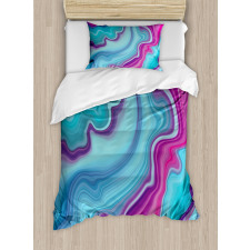 Abstract Color Formation Duvet Cover Set