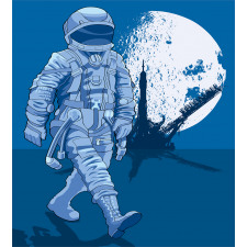 Walking on the Moon Duvet Cover Set