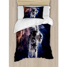 Realistic Space Suit Duvet Cover Set