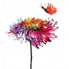 Chrysanthemum Flower Duvet Cover Set