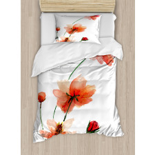 Colorful Wildflowers Duvet Cover Set