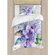 Blooming Hydrangea Duvet Cover Set