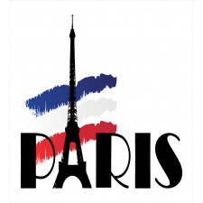Paris Eiffel Tower Image Duvet Cover Set