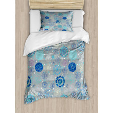 Abstract Snowflakes Duvet Cover Set