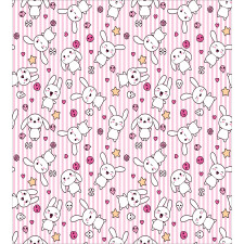 Loveable Bunnies Faces Duvet Cover Set