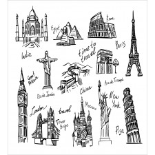 Landmarks of the World Duvet Cover Set