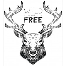 Deer Wild Free Duvet Cover Set