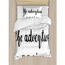 Wise Words Doodle Duvet Cover Set