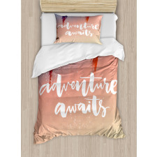 Motivation Theme Duvet Cover Set