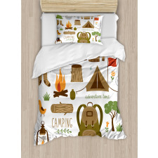 Camping Equipment Duvet Cover Set