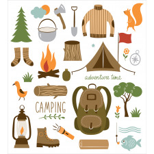 Camping Equipment Duvet Cover Set