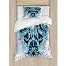 Pattern Dog Duvet Cover Set