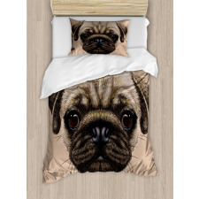 Pet Animal Art Design Dog Duvet Cover Set