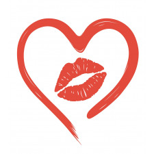 Romance Passion Lipstick Duvet Cover Set