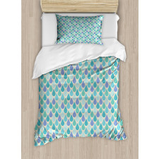 Colorful Water Droplets Duvet Cover Set