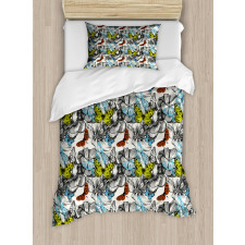 Retro Polka Dots Duvet Cover Set