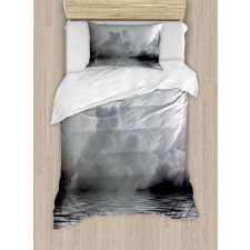 Misty Air and Ocean Art Duvet Cover Set