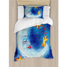 Cartoon Vibrant Star Dance Duvet Cover Set