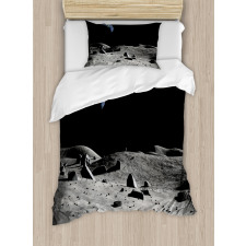 Earth Seen from the Moon Duvet Cover Set