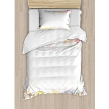 Tender Springtime Borders Duvet Cover Set