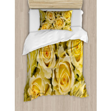 Yellow Bridal Flourish Duvet Cover Set