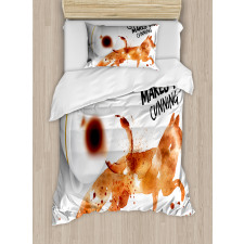 Cunning Animal Drink Duvet Cover Set