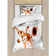 Funny Giraffe Duvet Cover Set