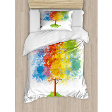 Abstract Tree Nature Duvet Cover Set