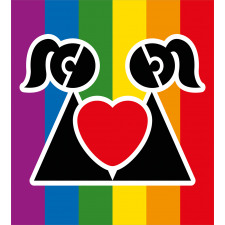 Love Wins Gay Couple Duvet Cover Set