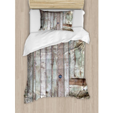 Old Barn Door Cottage Duvet Cover Set