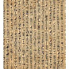 Ancinet Hieroglyphs Duvet Cover Set