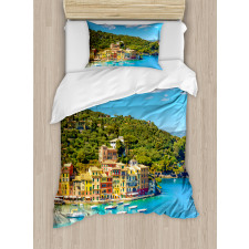 Portofino Panoramic View Duvet Cover Set