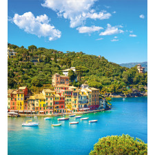 Portofino Panoramic View Duvet Cover Set
