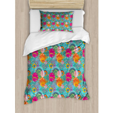 Dandelion Vibrant Spring Duvet Cover Set