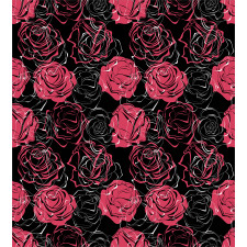 Ombre Rose Blooom Art Duvet Cover Set