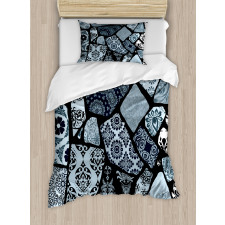 Modern Geometric Shapes Duvet Cover Set