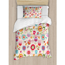 Ladybug Strawberry Bird Duvet Cover Set