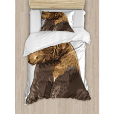 Wildlife Beast Cartoon Duvet Cover Set