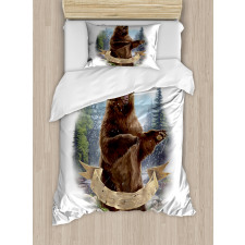 Angry Carnivore Mammal Duvet Cover Set