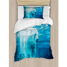 Arctic Polar Underwater Duvet Cover Set