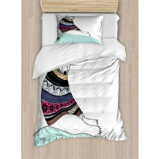 Hipster Sweater Christmas Duvet Cover Set