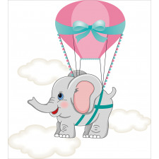 Elephant Air Balloon Duvet Cover Set
