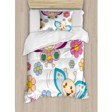 Baby Butterfly Couple Duvet Cover Set