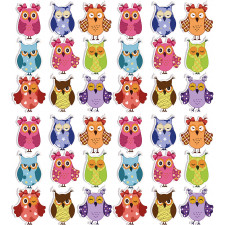 Cartoon Owls Emotions Duvet Cover Set