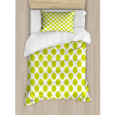 Girlish Vintage Dots Duvet Cover Set